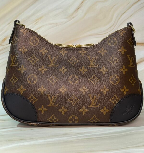 Louis Vuitton Monogram Black Crossbody Bag | Gold Chain LV