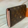 Louis Vuitton Sarah Wallet: Monogram Canvas & Pink Interior