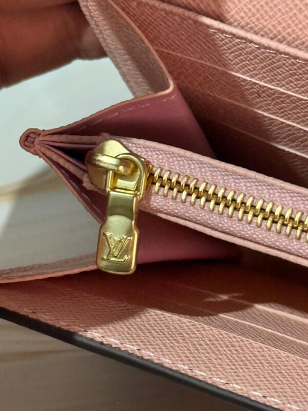 Louis Vuitton Sarah Wallet: Monogram Canvas & Pink Interior